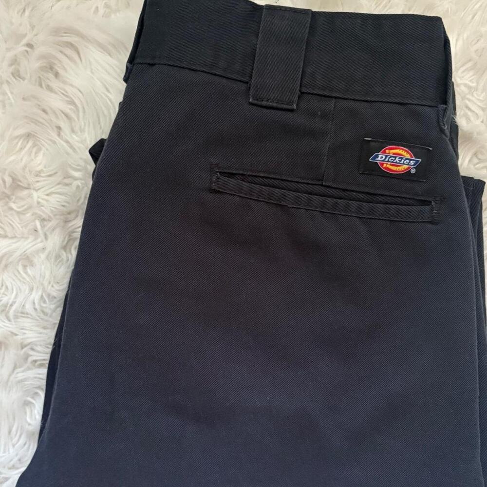 Black dickies slim taper pants
